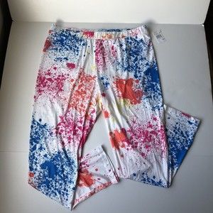 Paint Splatter Pajama Bottoms ~ 1X